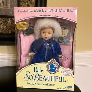 vintage 95 NIB Baby So Beautiful Frosty Snow Frolic special collectors edition